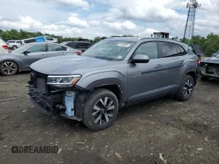2021 Volkswagen Atlas SE with VIN 1V2LC2CAXMC208572, listed as a Copart auction lot 57548694 with 39,183 mi miles and Salvage title. Bid and sale history available at DreamBid. Image 1.
