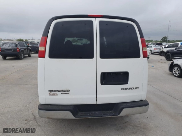 2013 Chevrolet Express Passenger LT with VIN 1GAZG1FG9D1143678, listed as a Copart auction lot 51053295 with 0 mi miles and Clean Title. Bid and sale history available at carsss.com. Image 6.