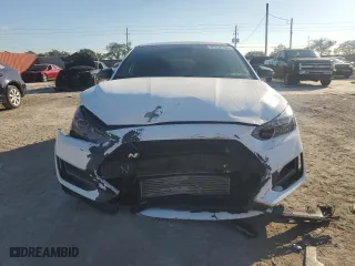 2022 Hyundai Veloster N with VIN KMHT36AH9NU012056, listed as a Copart auction lot 82224154 with 55,500 mi miles and Salvage Title. Bid and sale history available at carsss.com. Image 5.