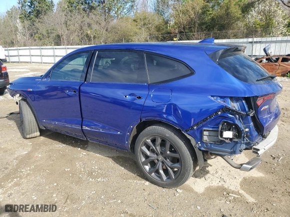 2023 Acura MDX w/A-Spec Package with VIN 5J8YE1H02PL001112, listed as a Copart auction lot 49320085 with 22,907 mi miles and Salvage Title. Bid and sale history available at carsss.com. Image 2.