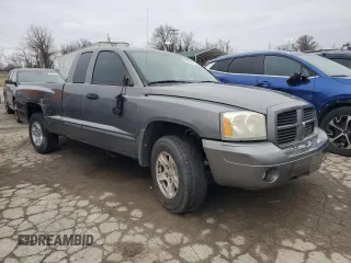 2006 Dodge Dakota SLT with VIN 1D7HE42K96S694927, listed as a Copart auction lot 47927285 with Not Provided miles and Salvage Title. Bid and sale history available at carsss.com. Image 4.