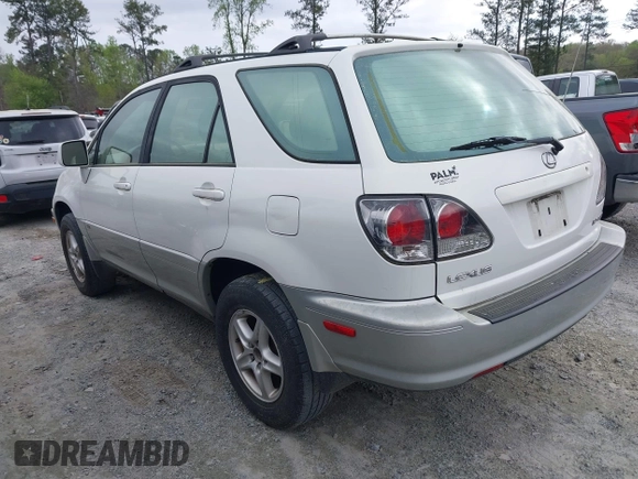 2002 Lexus RX 300 with VIN JTJGF10U520121239, listed as a IAAI auction lot 41927834 with 200,392 mi miles and . Bid and sale history available at DreamBid. Image 3.