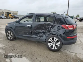 2013 Kia Sportage EX with VIN KNDPCCA20D7367081, listed as a Copart auction lot 57668845 with 116,137 mi miles and Salvage title. Bid and sale history available at DreamBid. Image 2.
