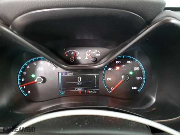 2016 Chevrolet Colorado 4WD Z71 with VIN 1GCGTDE32G1123917, listed as a Copart auction lot 44862055 with 71,202 mi miles and Salvage Title. Bid and sale history available at carsss.com. Image 9.