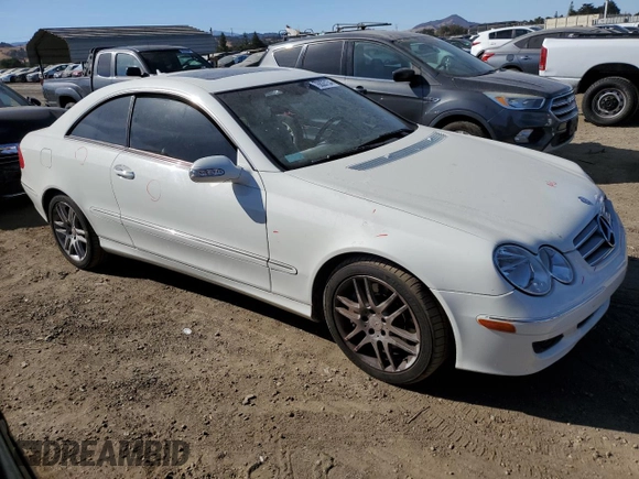 2009 Mercedes-Benz CLK-Class 3.5L with VIN WDBTJ56H39F264312, listed as a Copart auction lot 76835154 with 125,624 mi miles and Salvage Title. Bid and sale history available at carsss.com. Image 4.