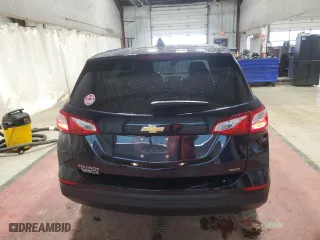 2020 Chevrolet Equinox LS with VIN 3GNAXSEV1LS632087, listed as a Copart auction lot 52703455 with 58,814 mi miles and Salvage Title. Bid and sale history available at carsss.com. Image 6.