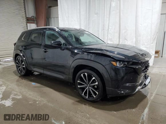 2023 Mazda CX-50 2.5 Turbo with VIN 7MMVABXY0PN147331, listed as a Copart auction lot 45573415 with 47,328 mi miles and Salvage Title. Bid and sale history available at carsss.com. Image 4.