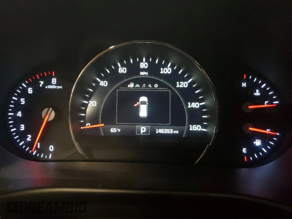 2017 Kia Sorento EX V6 with VIN 5XYPH4A58HG248236, listed as a Copart auction lot 48732165 with 146,353 mi miles and Clean Title. Bid and sale history available at carsss.com. Image 9.