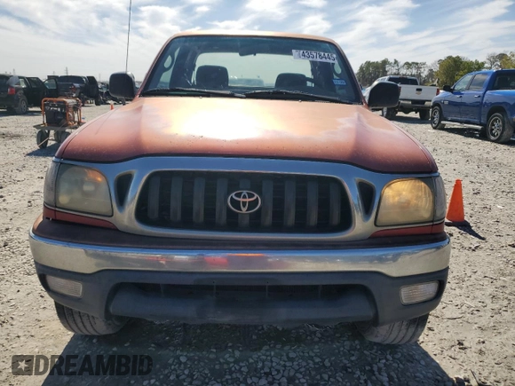 2002 Toyota Tacoma PreRunner with VIN 5TESM92N62Z111116, listed as a Copart auction lot 43578445 with 341,236 mi miles and Salvage title. Bid and sale history available at DreamBid. Image 5.