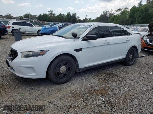 2015 Ford Police Interceptor with VIN 1FAHP2MK5FG149113, listed as a Copart auction lot 57653295 with 208,344 mi miles and Salvage title. Bid and sale history available at DreamBid. Image 1.