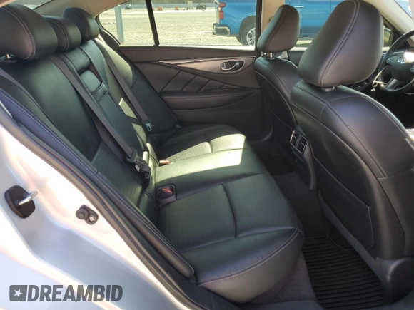 2016 Infiniti Q50 Premium with VIN JN1EV7AR7GM346372, listed as a Copart auction lot 48469255 with 97,236 mi miles and Salvage Title. Bid and sale history available at DreamBid. Image 11.