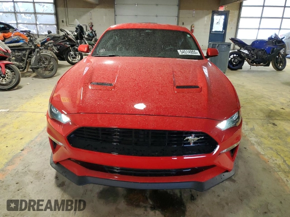 2021 Ford Mustang GT with VIN 1FA6P8CF0M5136521, listed as a Copart auction lot 54514955 with 16,394 mi miles and Salvage title. Bid and sale history available at DreamBid. Image 5.