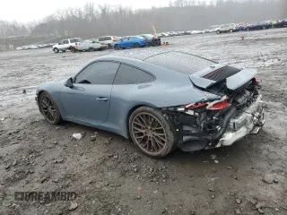 2017 Porsche 911 Carrera S with VIN WP0AB2A90HS124843, listed as a Copart auction lot 81845223 with 39,935 mi miles. Bid and sale history available at carsss.com. Image 2.