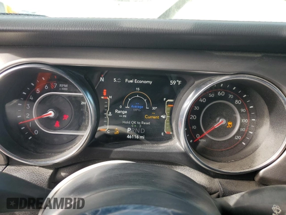 2020 Jeep Wrangler Unlimited Rubicon z VIN 1C4HJXFG3LW212194, wystawiony jako Copart lot #51184325 z przebiegiem 46 116 mil mil oraz Szkoda całkowita • Salvage title. Historia ofert i sprzedaży dostępna na DreamBid. Obrazek 9.