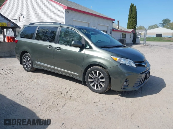 2019 Toyota Sienna XLE z VIN 5TDDZ3DC5KS218481, wystawiony jako IAAI lot #42220963 z przebiegiem 73 962 mil mil oraz . Historia ofert i sprzedaży dostępna na DreamBid. Obrazek 1.