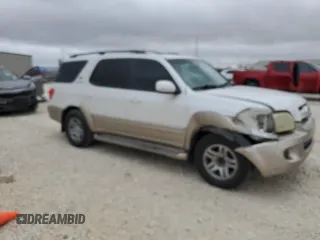 2005 Toyota Sequoia Limited with VIN 5TDZT38A85S260745, listed as a Copart auction lot 85865544 with Not Provided miles and Salvage Title. Bid and sale history available at DreamBid. Image 4.