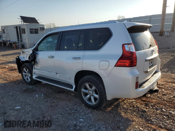 2011 Lexus GX 460 Premium with VIN JTJJM7FX2B5027421, listed as a Copart auction lot 52097425 with 210,362 mi miles and Salvage title. Bid and sale history available at DreamBid. Image 2.