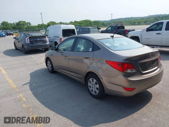 2013 Hyundai Accent GLS with VIN KMHCT4AE1DU358871, listed as a IAAI auction lot 42373080 with 150,443 mi miles and . Bid and sale history available at DreamBid. Image 3.
