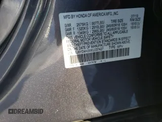 2019 Acura MDX with VIN 5J8YD4H3XKL037427, listed as a Copart auction lot 72581652 with 49,747 mi miles. Bid and sale history available at carsss.com. Image 13.