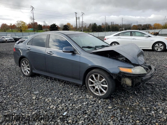 2007 Acura TSX with VIN JH4CL96877C002549, listed as a Copart auction lot 80915174 with 258,093 mi miles and Salvage title. Bid and sale history available at DreamBid. Image 4.