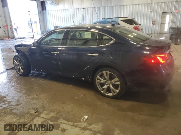 2016 Infiniti Q70 with VIN JN1BY1PR1GM720733, listed as a Copart auction lot 44587575 with 81,254 mi miles and Non repairable. Bid and sale history available at DreamBid. Image 2.