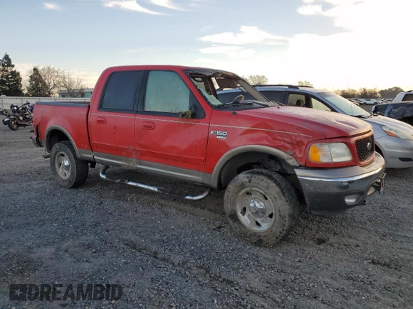 2003 Ford F-150 XLT with VIN 1FTRW08L23KB71801, listed as a Copart auction lot 47212895 with 170,028 mi miles and Salvage Title. Bid and sale history available at carsss.com. Image 4.