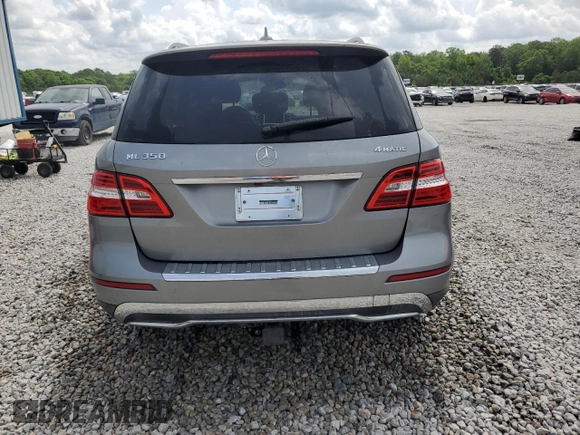 2012 Mercedes-Benz M 350 with VIN 4JGDA5HB3CA025020, listed as a Copart auction lot 55422085 with 156,243 mi miles and Salvage title. Bid and sale history available at DreamBid. Image 6.