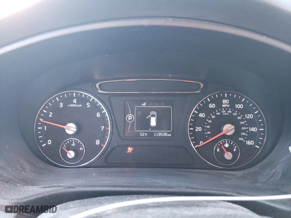 2016 Kia Sorento LX with VIN 5XYPGDA55GG180138, listed as a Copart auction lot 86899814 with 119,508 mi miles and Salvage Title. Bid and sale history available at carsss.com. Image 9.