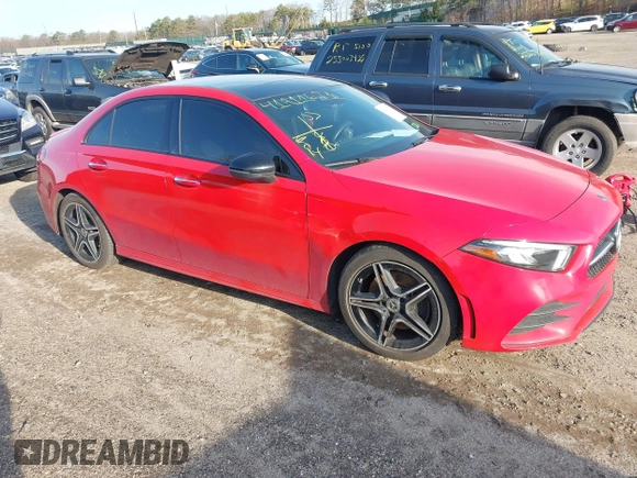 2019 Mercedes-Benz A 220 with VIN WDD3G4FB3KW025439, listed as a IAAI auction lot 41911671 with 59,187 mi miles and . Bid and sale history available at DreamBid. Image 1.