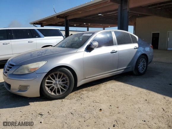 2011 Hyundai Genesis with VIN KMHGC4DE3BU117291, listed as a Copart auction lot 45576115 with 143,838 mi miles and Salvage Title. Bid and sale history available at carsss.com. Image 1.