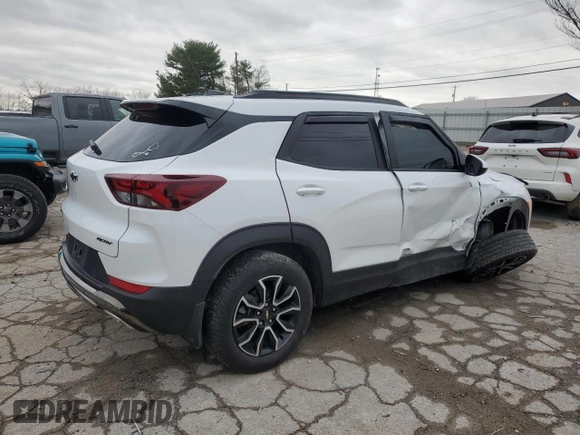 2023 Chevrolet TrailBlazer ACTIV with VIN KL79MSSL4PB079277, listed as a Copart auction lot 81198974 with 38,504 mi miles and Salvage Title. Bid and sale history available at DreamBid. Image 3.