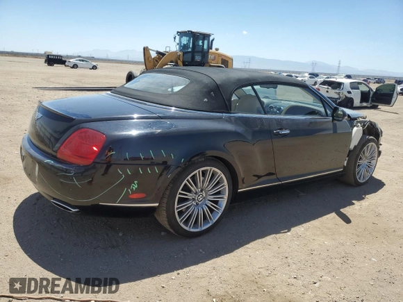 2010 Bentley Continental GT with VIN SCBDP3ZA8AC062503, listed as a Copart auction lot 67096414 with 45,588 mi miles and Salvage Title. Bid and sale history available at DreamBid. Image 3.