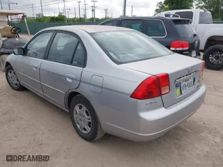 2002 Honda Civic LX with VIN 2HGES16622H522856, listed as a IAAI auction lot 42057135 with 1 mi miles. Bid and sale history available at carsss.com. Image 3.