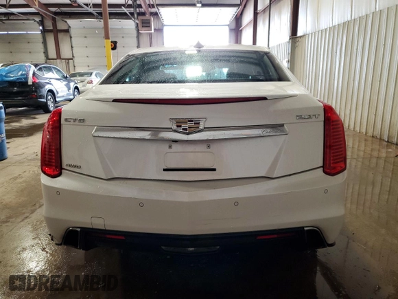 2018 Cadillac CTS Sedan Luxury AWD with VIN 1G6AX5SX6J0142851, listed as a Copart auction lot 53814185 with 53,747 mi miles and Salvage Title. Bid and sale history available at carsss.com. Image 6.
