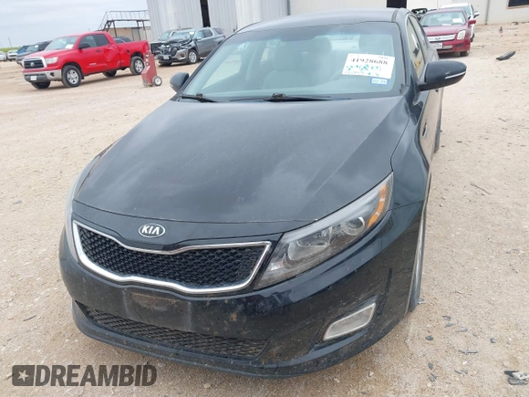 2015 Kia Optima LX with VIN 5XXGM4A71FG399420, listed as a IAAI auction lot 41928688 with 163,440 mi miles. Bid and sale history available at carsss.com. Image 6.
