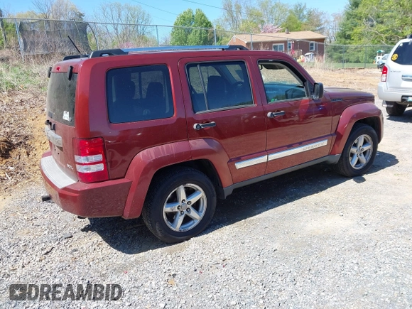 2008 Jeep Liberty Limited with VIN 1J8GN58K08W160433, listed as a IAAI auction lot 41975324 with 200,492 mi miles and . Bid and sale history available at carsss.com. Image 4.