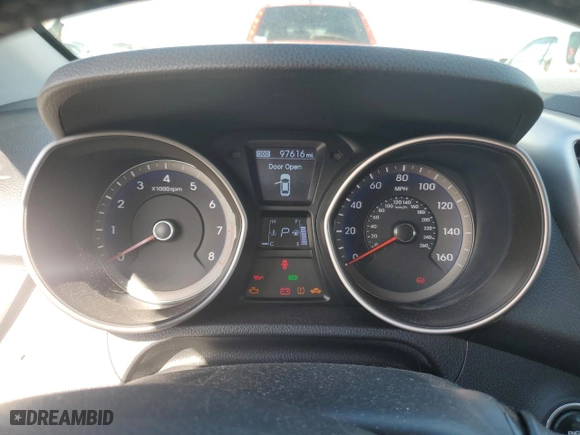 2013 Hyundai Elantra GT with VIN KMHD35LE7DU122295, listed as a Copart auction lot 50028935 with 97,616 mi miles and Salvage Title. Bid and sale history available at carsss.com. Image 9.