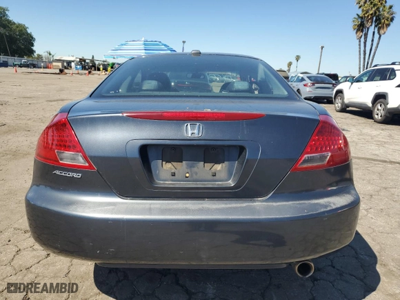 2006 Honda Accord Cpe EX-L with VIN 1HGCM72636A007461, listed as a Copart auction lot 50106495 with 128,448 mi miles and Salvage Title. Bid and sale history available at carsss.com. Image 6.
