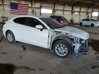 2018 Mazda 3 Sport with VIN 3MZBN1U74JM275812, listed as a Copart auction lot 53519075 with 46,107 mi miles and Salvage Title. Bid and sale history available at DreamBid. Image 4.