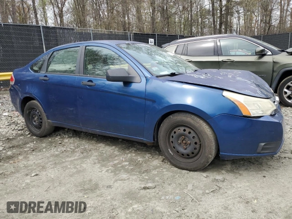 2008 Ford Focus S with VIN 1FAHP34N48W223081, listed as a Copart auction lot 51976795 with 154,939 mi miles and Salvage Title. Bid and sale history available at carsss.com. Image 4.