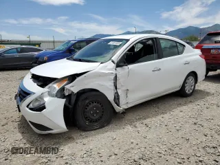 2016 Nissan Versa S Plus with VIN 3N1CN7AP6GL836043, listed as a Copart auction lot 61931055 with 104,179 mi miles and Salvage title. Bid and sale history available at DreamBid. Image 1.