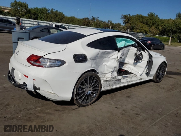 2017 Mercedes-Benz C 300 with VIN WDDWJ4JB9HF475756, listed as a Copart auction lot 47280885 with 93,585 mi miles and Salvage Title. Bid and sale history available at DreamBid. Image 3.