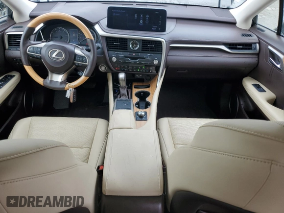 2020 Lexus RX 350L with VIN JTJHZKEA8L2017253, listed as a Copart auction lot 60213465 with 62,422 mi miles and Salvage title. Bid and sale history available at DreamBid. Image 8.