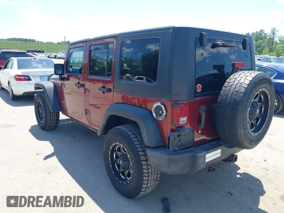 2008 Jeep Wrangler Unlimited X with VIN 1J4GA39178L646701, listed as a IAAI auction lot 42507361 with 171,153 mi miles and . Bid and sale history available at DreamBid. Image 3.