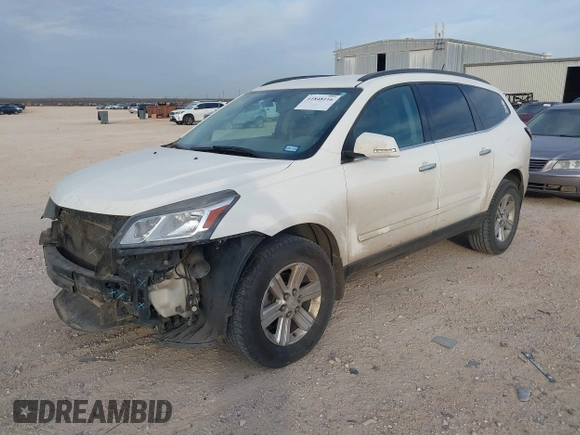 2014 Chevrolet Traverse LT with VIN 1GNKRGKD3EJ341442, listed as a IAAI auction lot 41848116 with 130,544 mi miles. Bid and sale history available at carsss.com. Image 18.