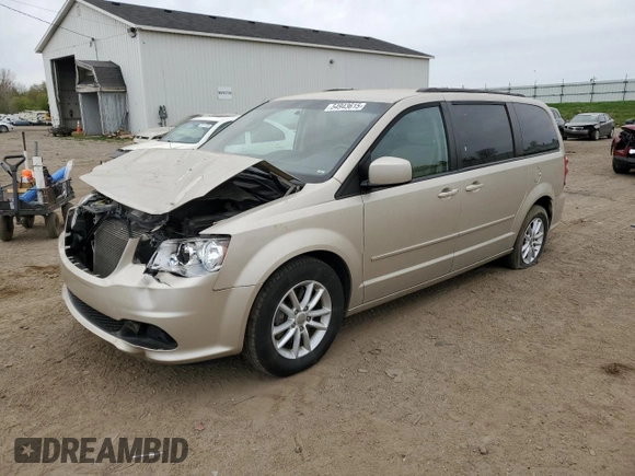 2016 Dodge Grand Caravan SXT with VIN 2C4RDGCGXGR312372, listed as a Copart auction lot 54943615 with 127,576 mi miles and Clean Title. Bid and sale history available at DreamBid. Image 1.