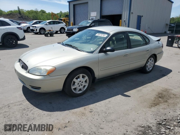 2007 Ford Taurus SE with VIN 1FAFP53U97A112369, listed as a Copart auction lot 56670245 with 95,855 mi miles and Salvage title. Bid and sale history available at DreamBid. Image 1.