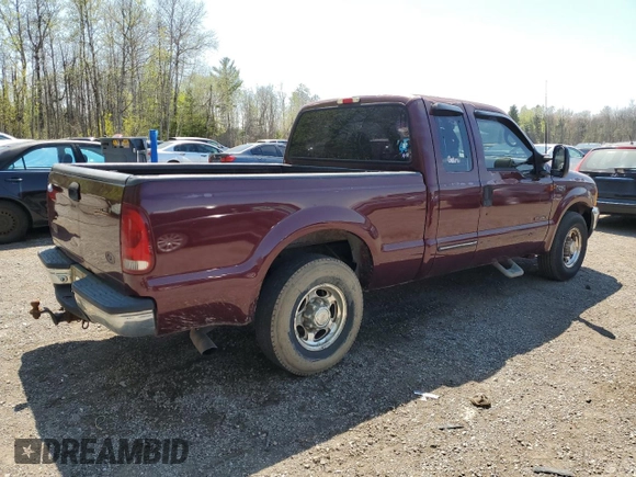 2000 Ford F-250 XL with VIN 1FTNX20F5YED86494, listed as a Copart auction lot 54193495 with 551,488 mi miles and Salvage title. Bid and sale history available at DreamBid. Image 3.
