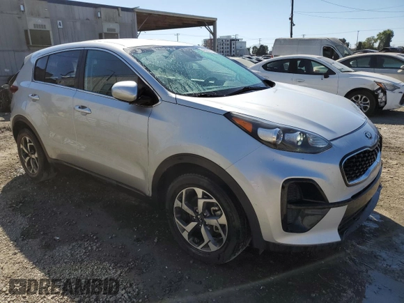 2021 Kia Sportage LX with VIN KNDPM3AC5M7915467, listed as a Copart auction lot 46651015 with 95,211 mi miles and Salvage Title. Bid and sale history available at carsss.com. Image 4.