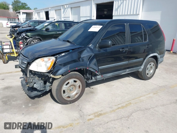 2005 Honda CR-V LX with VIN JHLRD78535C031868, listed as a IAAI auction lot 42002372 with 201,258 mi miles. Bid and sale history available at carsss.com. Image 18.